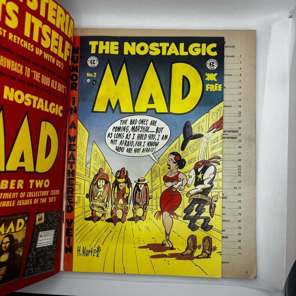 Mad Magazine Super Special Number 12 1973 The Nostalgic Mad Comic Insert Intact - Picture 2 of 4